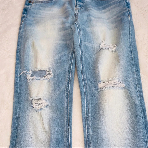 Miss Me Light Wash Mid-rise Distressed Frayed Hem Skinny Jeans 25 Women’s - Picture 2 of 7